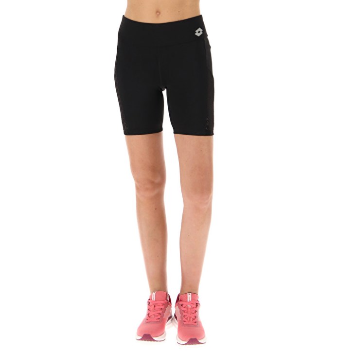 Short Lotto Workout Ciclista W Mujer Negras | HN434513V8
