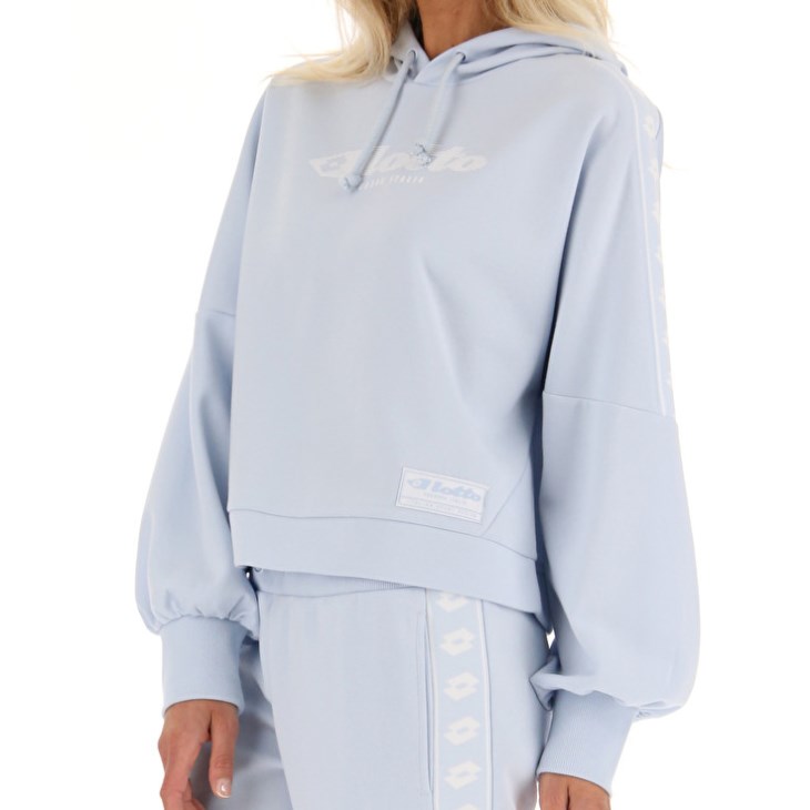 Sudadera con Capucha Lotto Athletica Due W V Sweat HD Mujer Azules Claro | NR303990F2