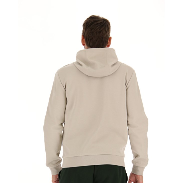 Sudadera con Capucha Lotto Athletica Due V Sweat HD Hombre Beige | ZE493139R6