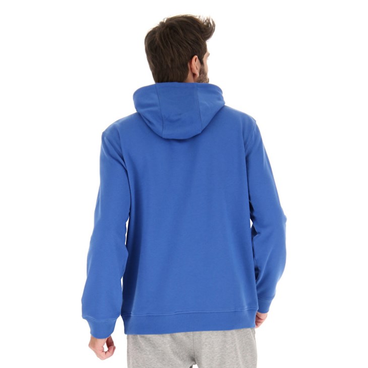 Sudadera con Capucha Lotto Smart IV Sweat HD 2 Hombre Azules | IU470987A6