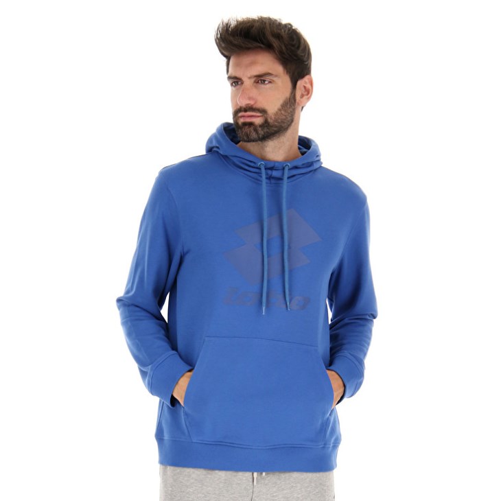 Sudadera con Capucha Lotto Smart IV Sweat HD 2 Hombre Azules | IU470987A6