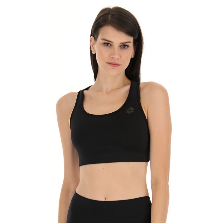 Tops Lotto MSP W Sports Mujer Negras | LF612011U3