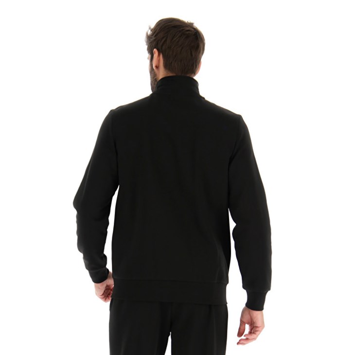 Tops Lotto Msc Sweat FZ Hombre Negras | QK749044Y5