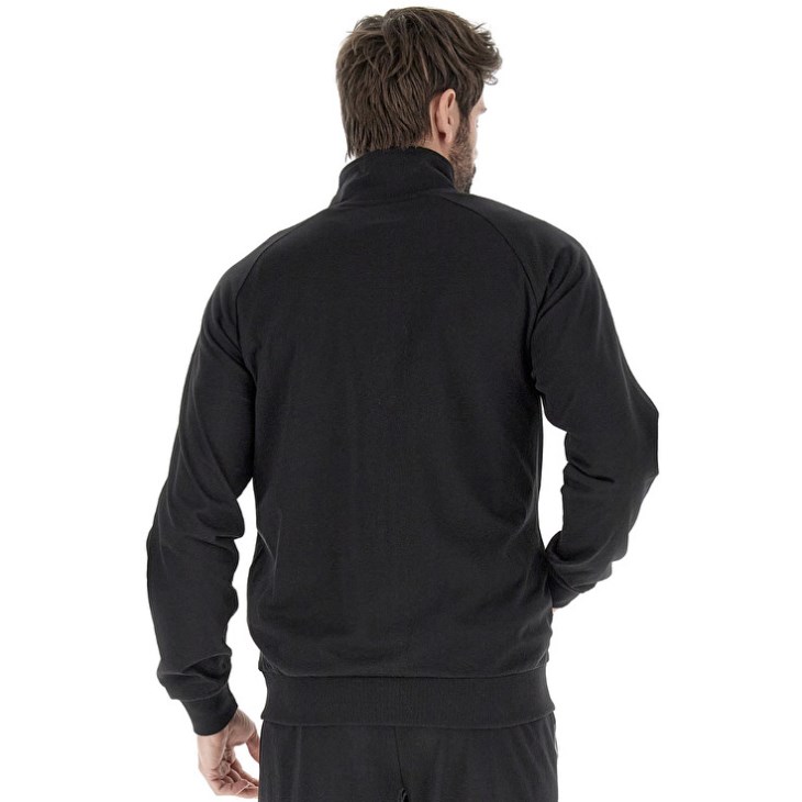 Tops Lotto Msc Sweat FZ II Hombre Negras | NH325642X6