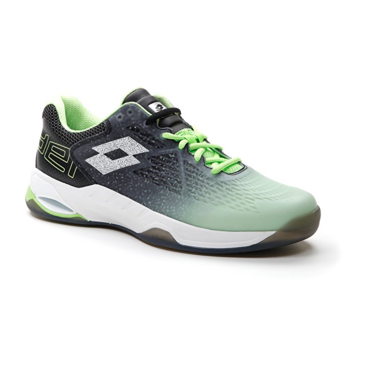 Zapatillas De Padel Lotto Superrapida 100 Hombre Verde Blancas Negras | RF943884P8
