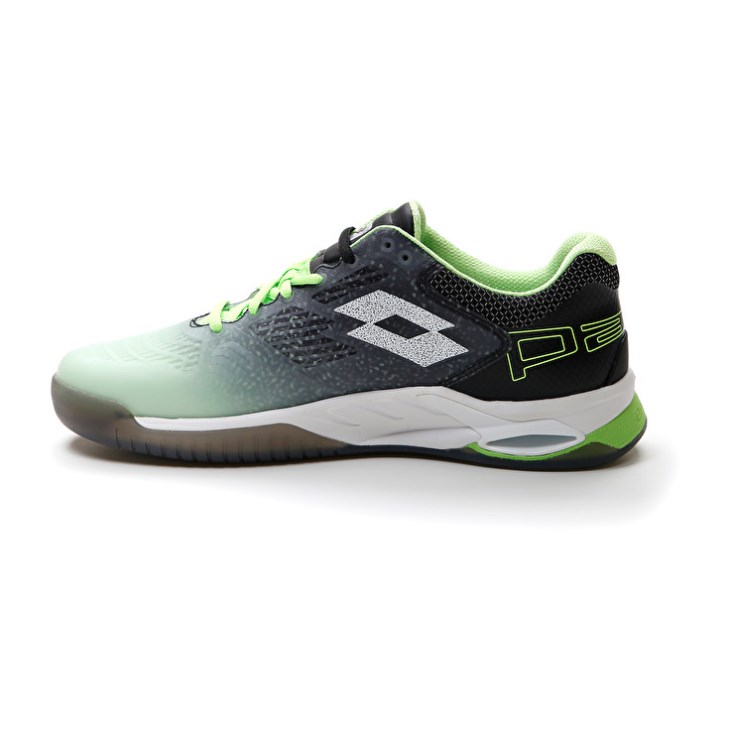 Zapatillas De Padel Lotto Superrapida 100 Hombre Verde Blancas Negras | RF943884P8