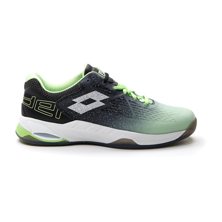 Zapatillas De Padel Lotto Superrapida 100 Hombre Verde Blancas Negras | RF943884P8