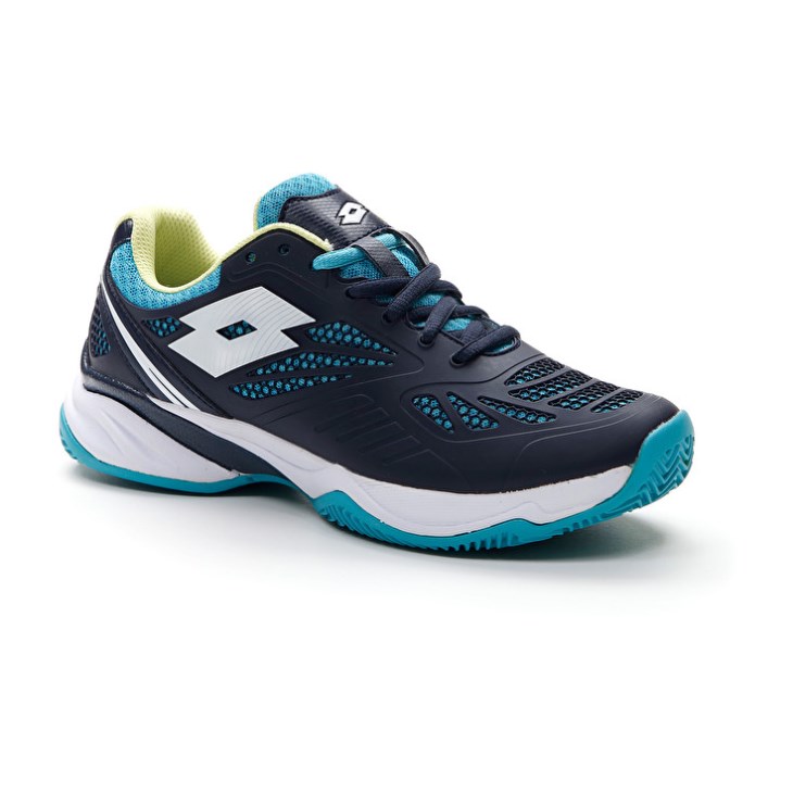 Zapatillas De Padel Lotto Superrapida 200 II PRT W Mujer Azul Marino Azules Blancas Azules | HN090219E6