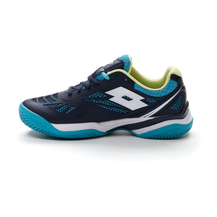Zapatillas De Padel Lotto Superrapida 200 II PRT W Mujer Azul Marino Azules Blancas Azules | HN090219E6
