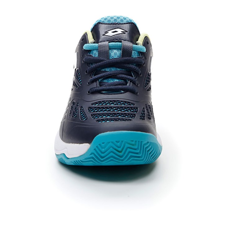 Zapatillas De Padel Lotto Superrapida 200 II PRT W Mujer Azul Marino Azules Blancas Azules | HN090219E6