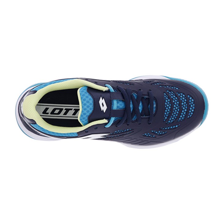 Zapatillas De Padel Lotto Superrapida 200 II PRT W Mujer Azul Marino Azules Blancas Azules | HN090219E6
