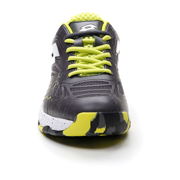 Zapatillas De Padel Lotto Superrapida 200 IV Hombre Verde Blancas Gris Oscuro | RU219761P7