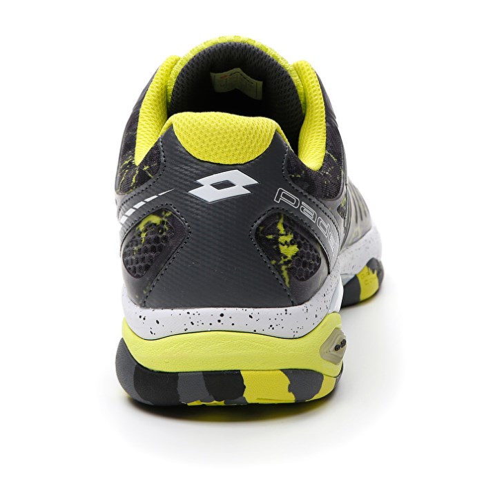 Zapatillas De Padel Lotto Superrapida 200 IV Hombre Verde Blancas Gris Oscuro | RU219761P7