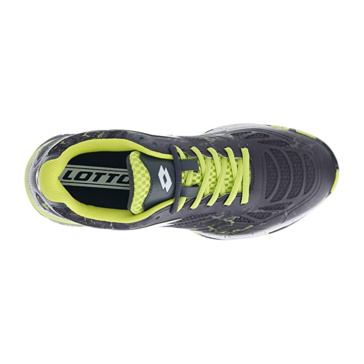 Zapatillas De Padel Lotto Superrapida 200 IV Hombre Verde Blancas Gris Oscuro | RU219761P7