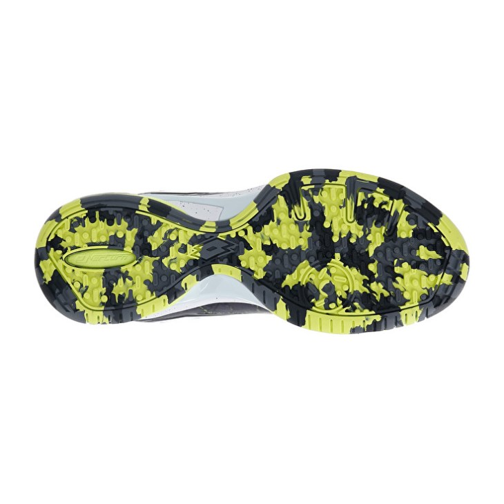 Zapatillas De Padel Lotto Superrapida 200 IV Hombre Verde Blancas Gris Oscuro | RU219761P7