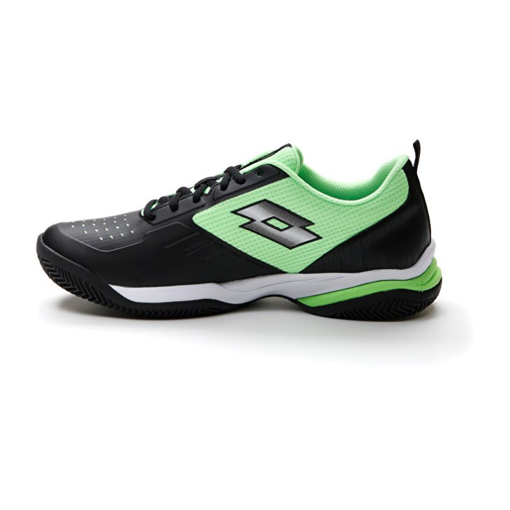 Zapatillas De Padel Lotto Superrapida 400 IV Hombre Negras Verde | FR187348N2