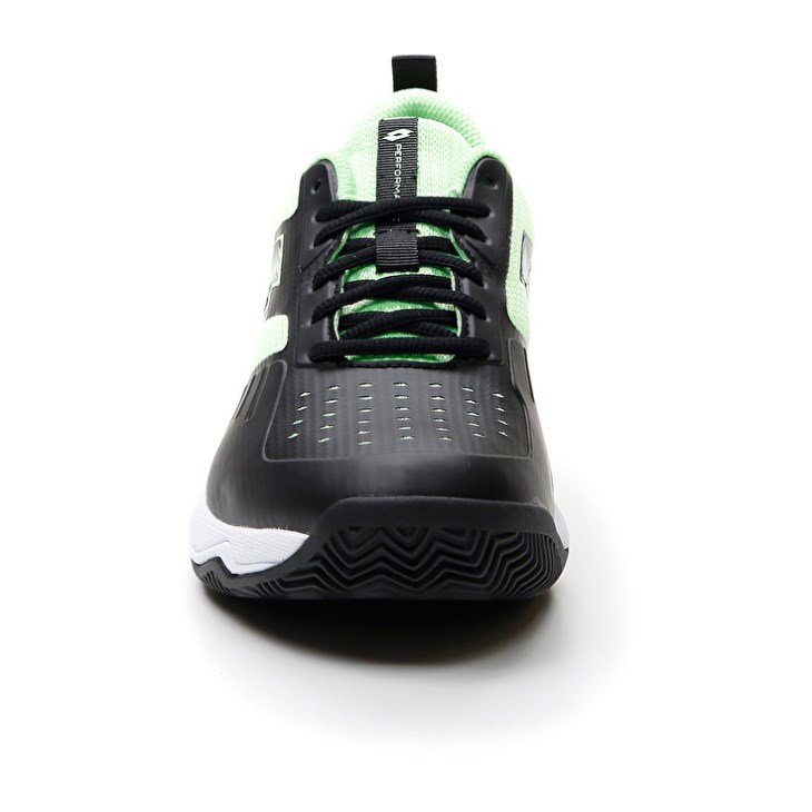 Zapatillas De Padel Lotto Superrapida 400 IV Hombre Negras Verde | FR187348N2