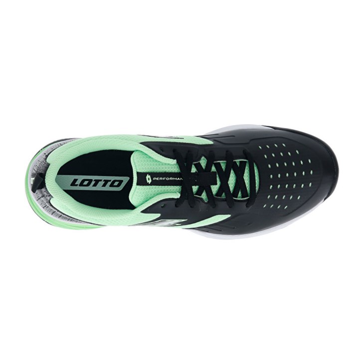 Zapatillas De Padel Lotto Superrapida 400 IV Hombre Negras Verde | FR187348N2