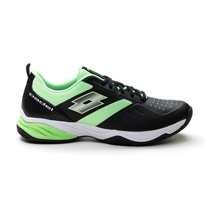 Zapatillas De Padel Lotto Superrapida 400 IV Hombre Negras Verde | FR187348N2