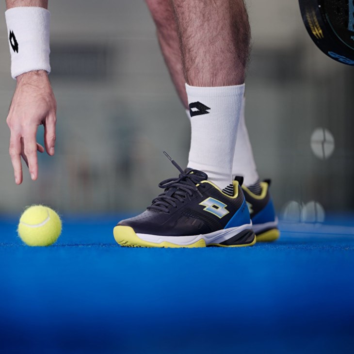 Zapatillas De Padel Lotto Superrapida 400 V Hombre Azules Amarillo Azul Marino | GD780218L6