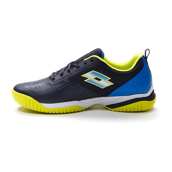 Zapatillas De Padel Lotto Superrapida 400 V Hombre Azules Amarillo Azul Marino | GD780218L6