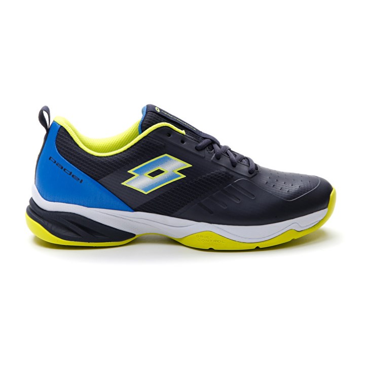 Zapatillas De Padel Lotto Superrapida 400 V Hombre Azules Amarillo Azul Marino | GD780218L6