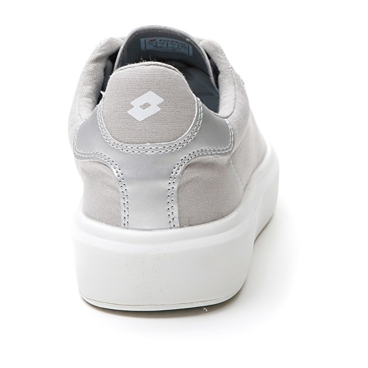 Zapatillas Deportivas Lotto 1973 AMF Bold Metal CVS W Mujer Plateadas | SH026502Z8