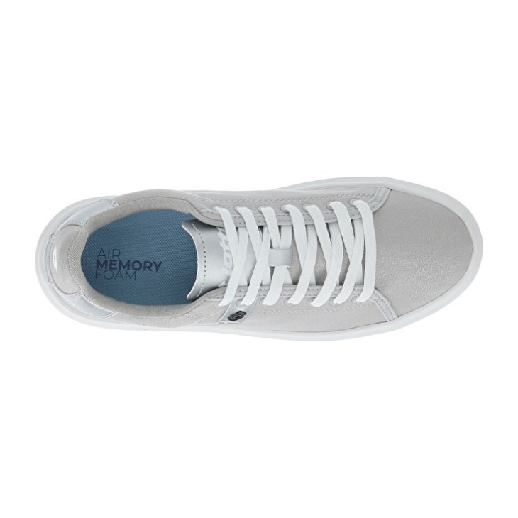 Zapatillas Deportivas Lotto 1973 AMF Bold Metal CVS W Mujer Plateadas | SH026502Z8