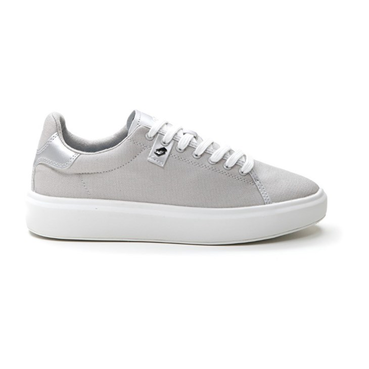 Zapatillas Deportivas Lotto 1973 AMF Bold Metal CVS W Mujer Plateadas | SH026502Z8
