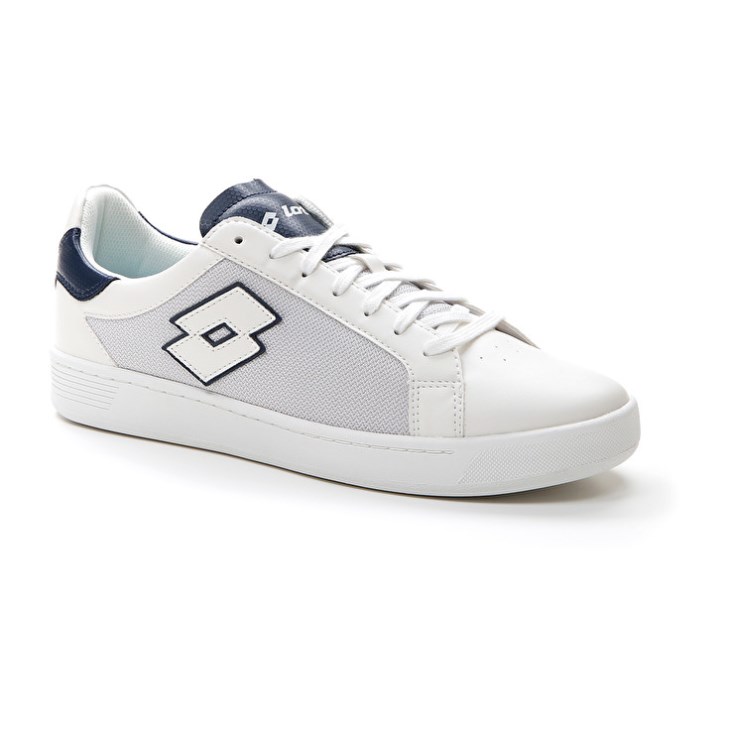 Zapatillas Deportivas Lotto 1973 AMF Evo VI NET Hombre Blancas Azules | ET622192H5