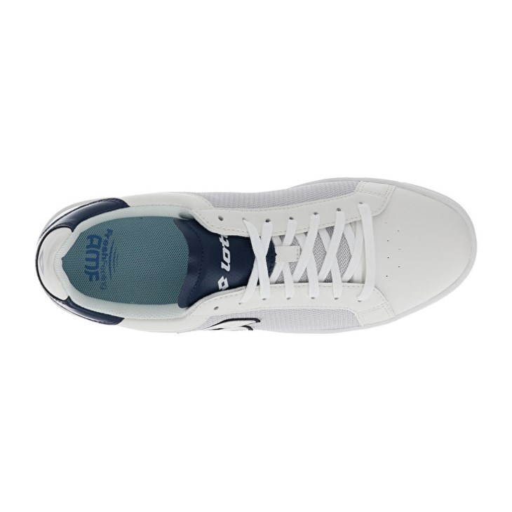 Zapatillas Deportivas Lotto 1973 AMF Evo VI NET Hombre Blancas Azules | ET622192H5