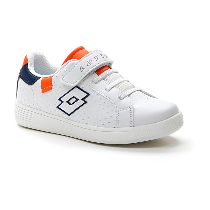 Zapatillas Deportivas Lotto 1973 AMF Evo VI Fluo CL S Niños Blancas | FZ790919S9