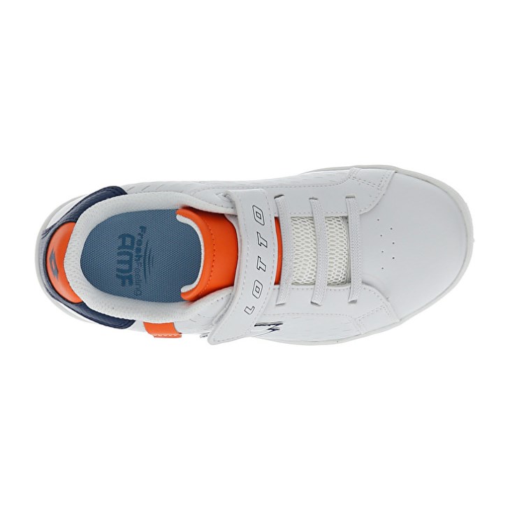 Zapatillas Deportivas Lotto 1973 AMF Evo VI Fluo CL S Niños Blancas | FZ790919S9