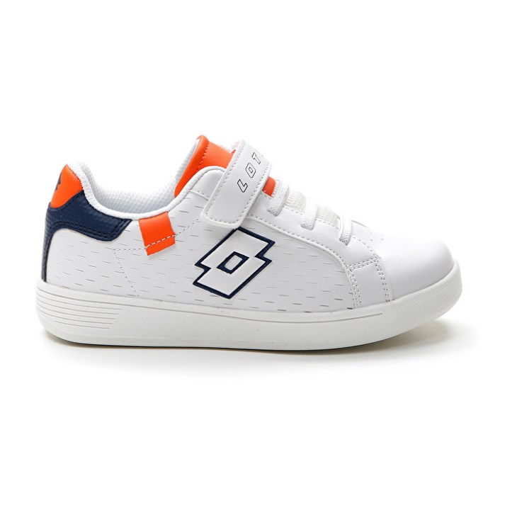Zapatillas Deportivas Lotto 1973 AMF Evo VI Fluo CL S Niños Blancas | FZ790919S9