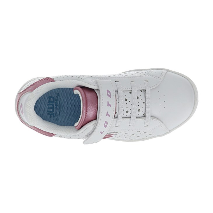 Zapatillas Deportivas Lotto 1973 AMF Evo VI Glitter CL S Niños Blancas | MU301430B3