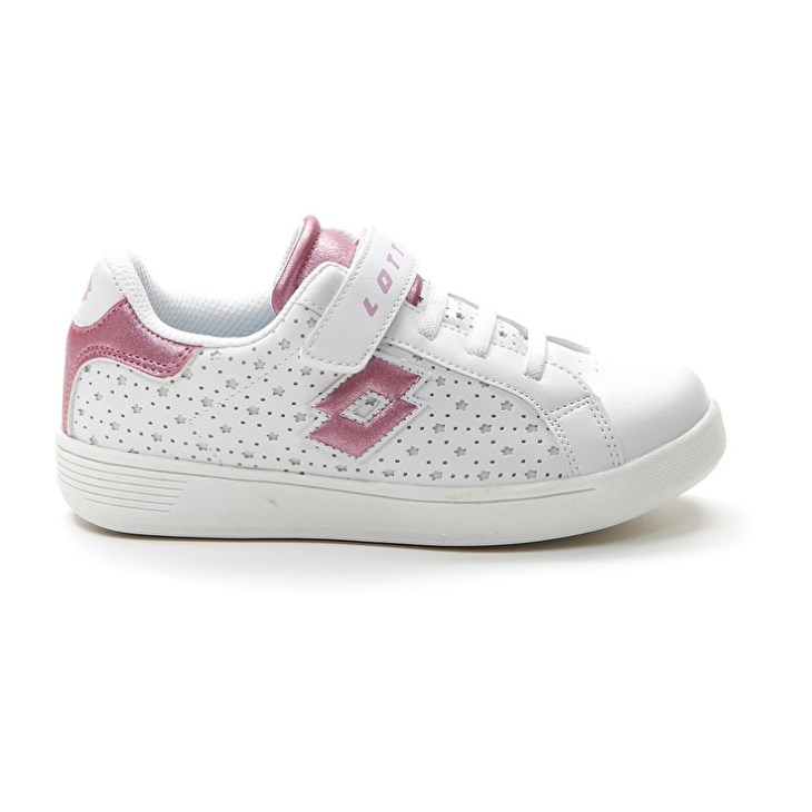 Zapatillas Deportivas Lotto 1973 AMF Evo VI Glitter CL S Niños Blancas | MU301430B3