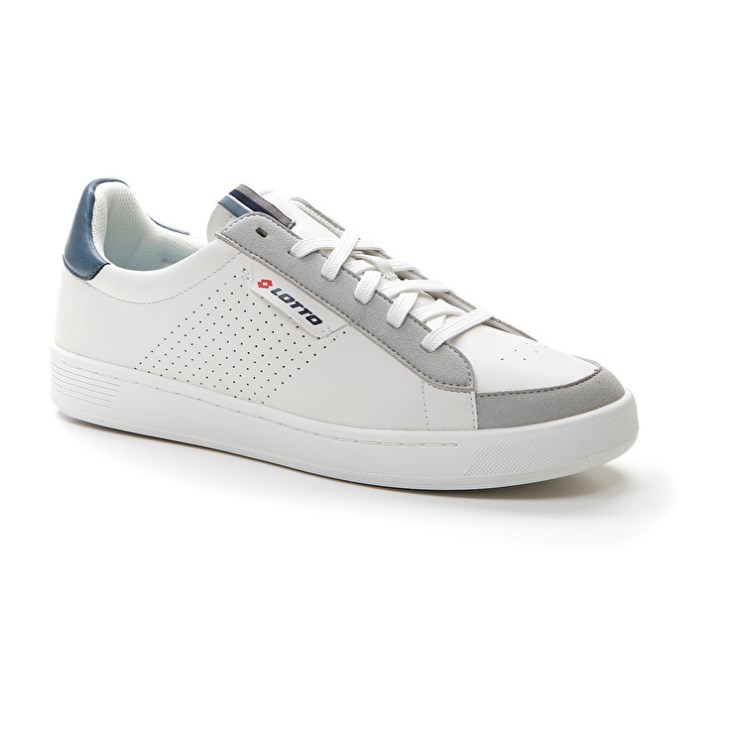 Zapatillas Deportivas Lotto Court '73 AMF Hombre Blancas Azules | VL080438I3
