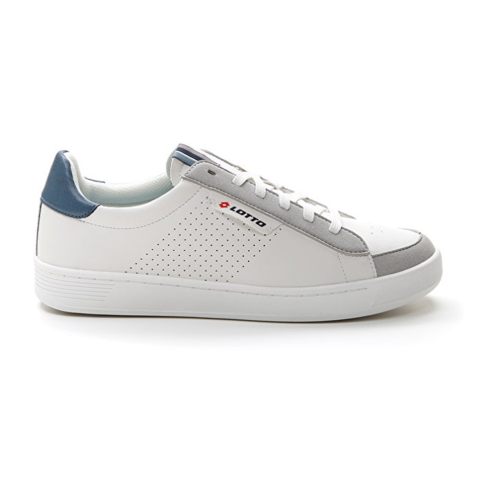 Zapatillas Deportivas Lotto Court '73 AMF Hombre Blancas Azules | VL080438I3