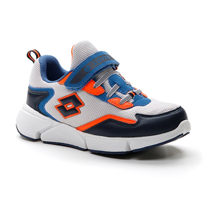 Zapatillas Deportivas Lotto Libra AMF 5 II CL S Niños Blancas Azules Negras | EJ775327G9