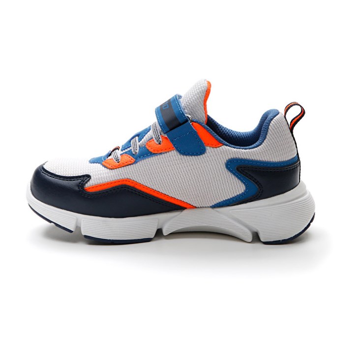 Zapatillas Deportivas Lotto Libra AMF 5 II CL S Niños Blancas Azules Negras | EJ775327G9