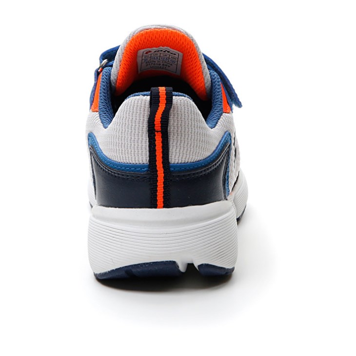 Zapatillas Deportivas Lotto Libra AMF 5 II CL S Niños Blancas Azules Negras | EJ775327G9