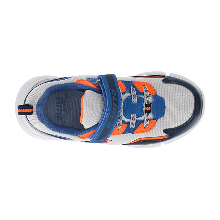 Zapatillas Deportivas Lotto Libra AMF 5 II CL S Niños Blancas Azules Negras | EJ775327G9