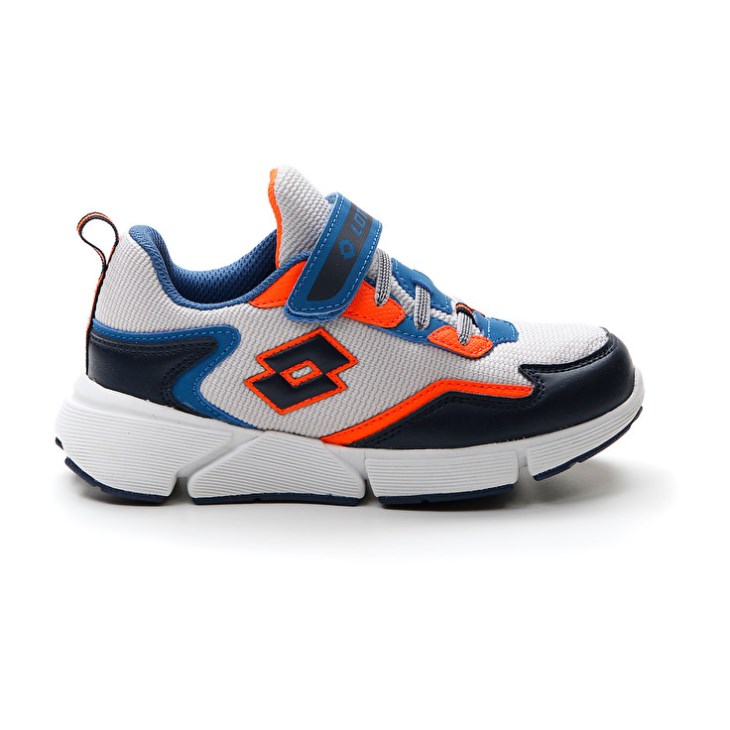 Zapatillas Deportivas Lotto Libra AMF 5 II CL S Niños Blancas Azules Negras | EJ775327G9