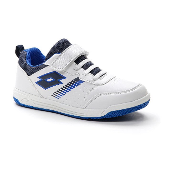 Zapatillas Deportivas Lotto Set Ace AMF XVIII CL S Niños Blancas Azules Azules | OD137793H1