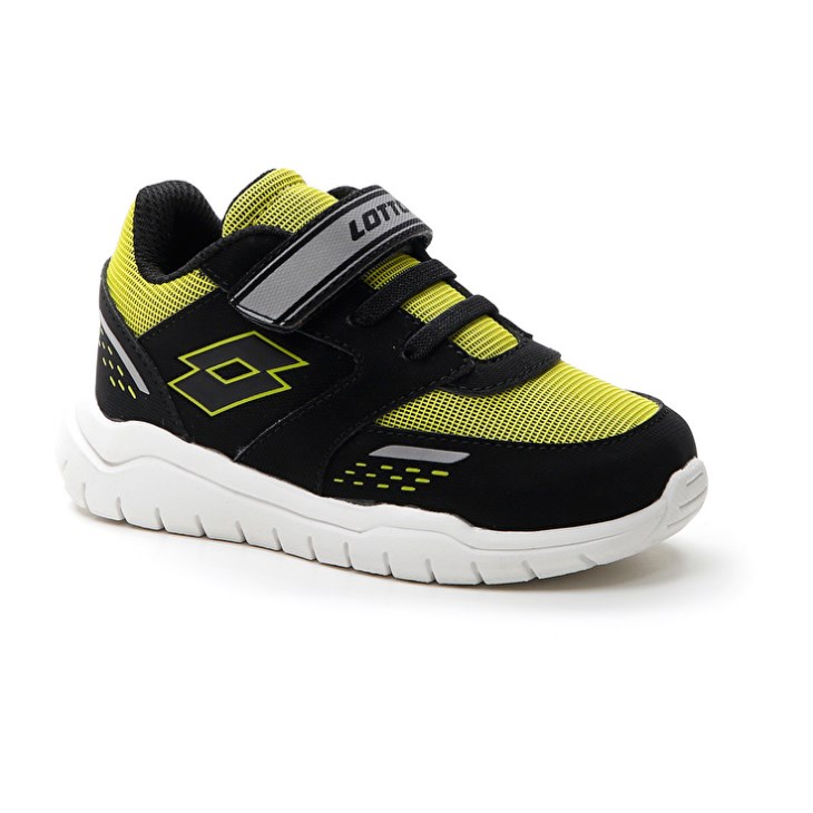 Zapatillas Deportivas Lotto Spacelite AMF 2 II INF S Niños Negras Verde | FV159555J0