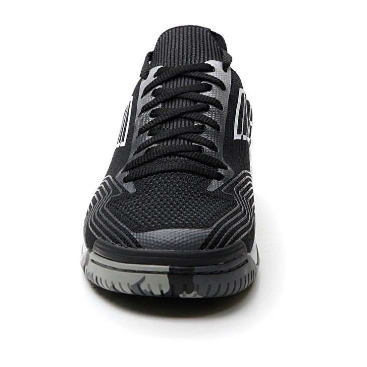 Zapatillas Fútbol Sala Lotto Tacto 250 ID Hombre Negras Blancas Gris | KN237243L4