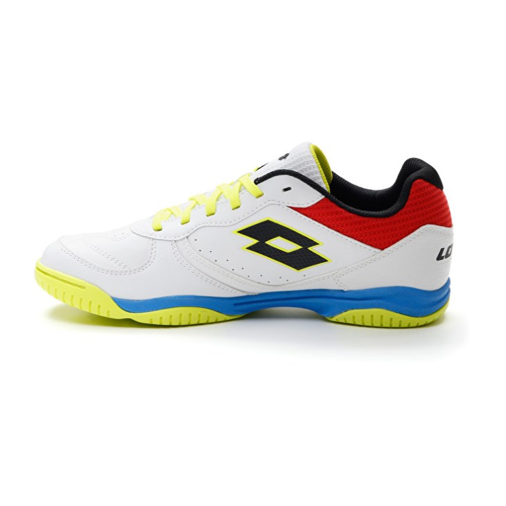 Zapatillas Fútbol Sala Lotto Tacto 300 VII ID Hombre Blancas Amarillo | CB493729S7