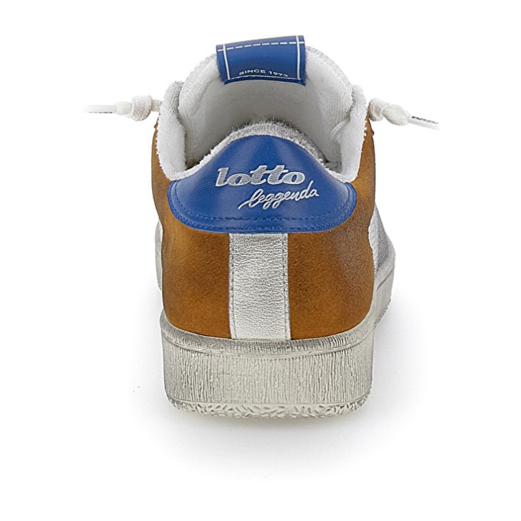Zapatillas Lotto Autograph Grid 2 Hombre Blancas Amarillo Azules | BQ849854X2