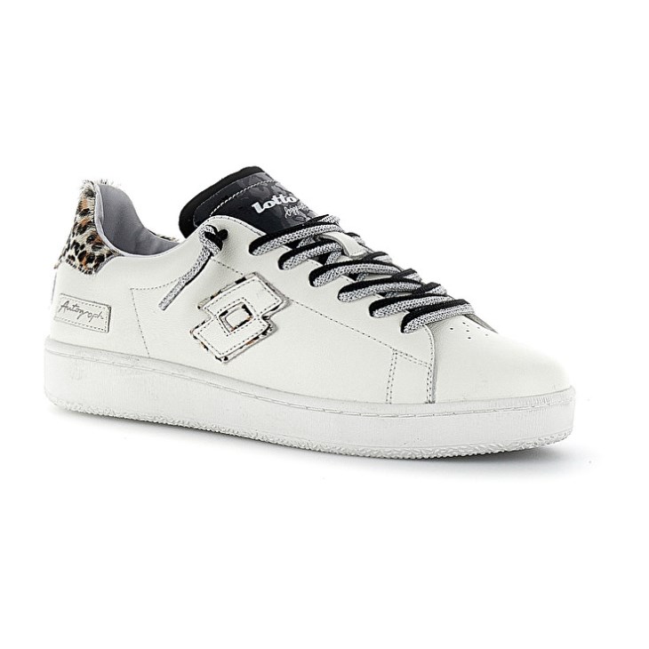Zapatillas Lotto Autograph Leopard W Mujer Blancas Negras Marrones | LG614331F6