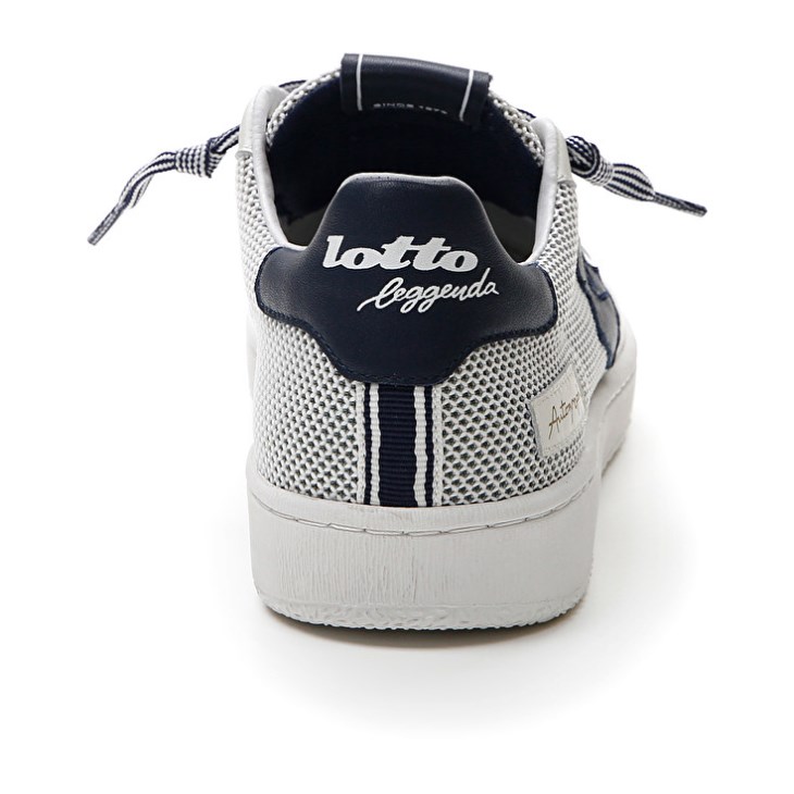 Zapatillas Lotto Autograph NET Hombre Blancas Azules | VR444754H6